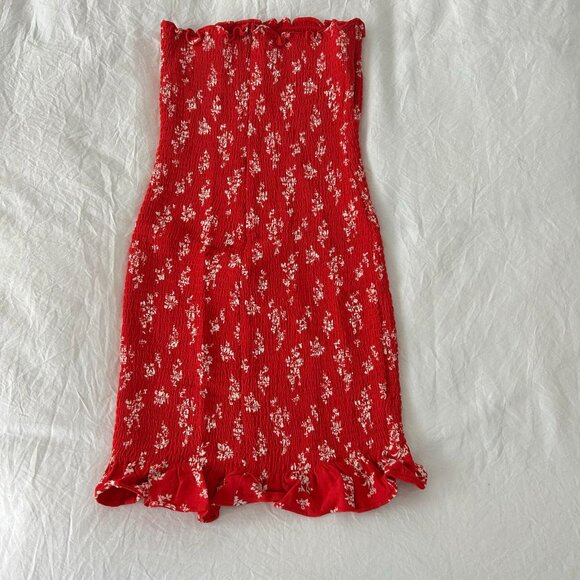 Reformation Red Tube Dress - Picture 6 of 7